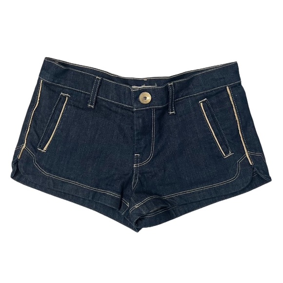 7 For All Mankind Dark Wash Shorts 27 - Picture 1 of 7